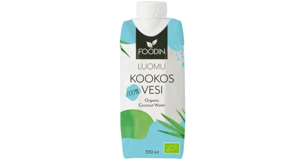 Foodin kookosvesi luomu 330 ml