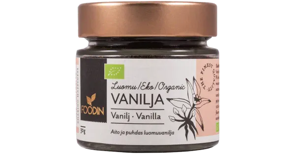 Foodin ökoloogiline vanill, 30 g