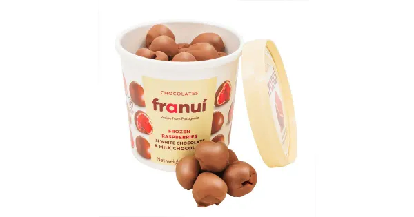 Franui Külm. Vaarikad Piima Ja Valges Šokolaadis 150 g