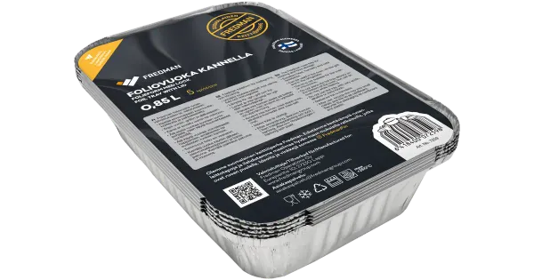Fredman fooliumvorm 0,85l 5tk