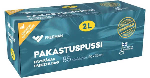 Fredman  külmutuskotid 2L 85tk