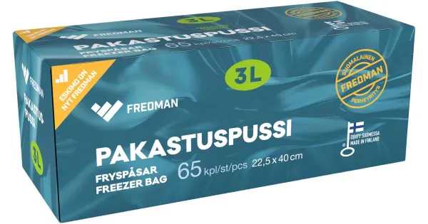 Fredman külmutuskotid 3L 65tk