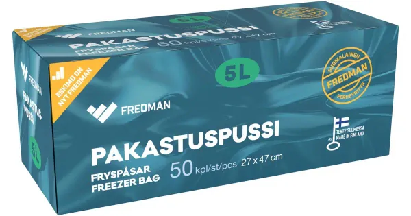 Fredman külmutuskotid 5L 50tk
