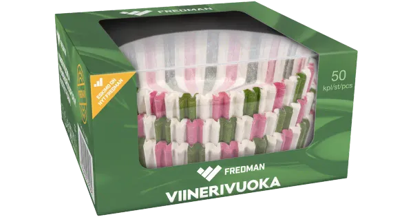 Fredman mini koogivorm 50tk