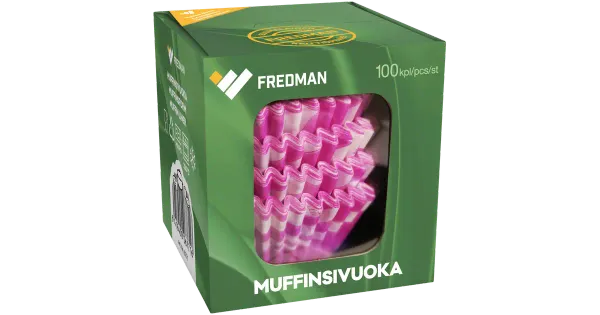 Fredman muffinivorm 100tk