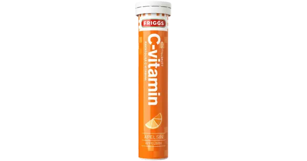 Friggs kihisevad C vitamiini tabletid apelsini 20tk 1000mg