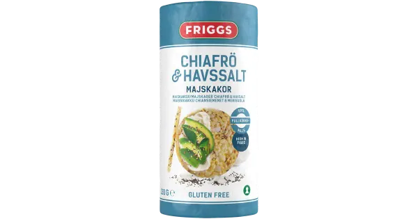Friggs maisigaletid chia-seemnete ja meresoolaga, 130 g