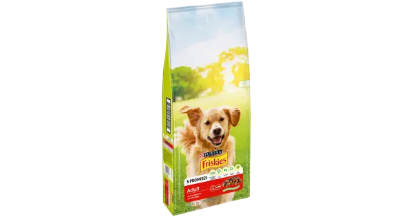 Friskies Adult täissööt koertele veiselihaga 15kg