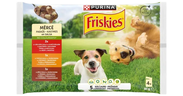 Friskies koeraeine einevalik liha 4x85g
