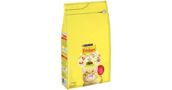 Friskies kuivtoit kassidele loomalihaga 3,5 kg