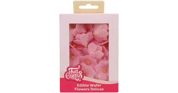 Funcakes söödavad vahvlililled (roosad hortensiad), 25 g (18 tk)