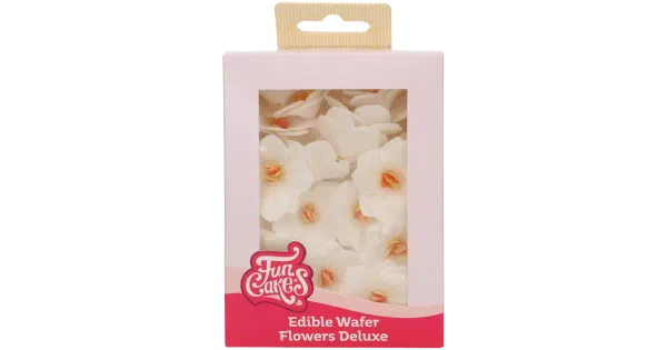 Funcakes söödavad vahvlililled (valged hortensiad), 25 g (18 tk)