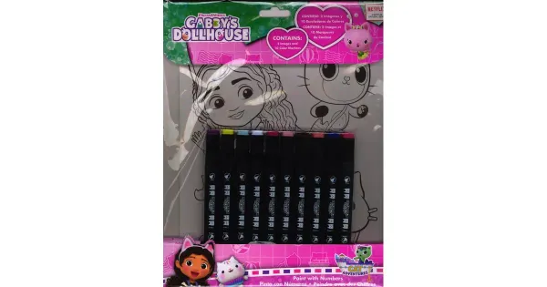 GABBYS DOLLHOUSE VÄRVI NUMBRI JÄRGI