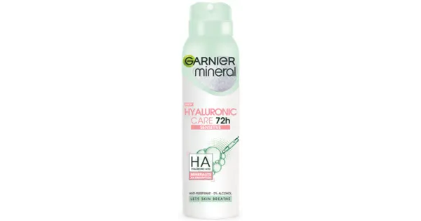 Garnier Hyaluronic spreideodorant Sensitive 72h 150ml