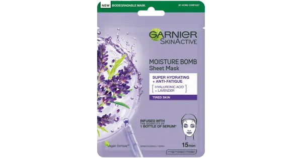 Garnier Skin Active Moisture Bomb Super Niisutav + Väsimusevastane mask 28g