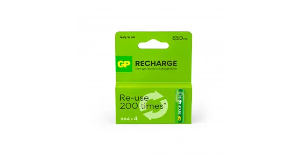 GB laetavad patareid AAA 650MAH 4tk