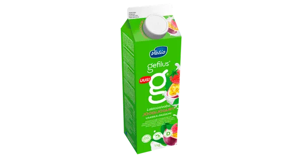 Gefilus joogijogurt vaarika-passioni laktoosivaba 1kg