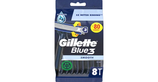 Gillette Blue3 Smooth ühekordsed raseerijad 8tk