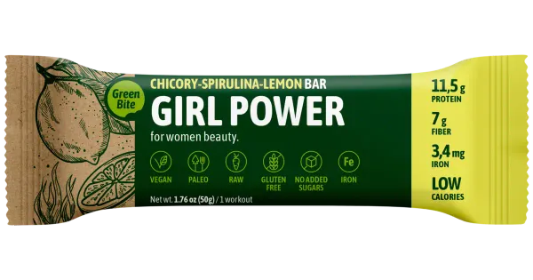 Girl Power siguri spirulina sidruni superbatoon 50g