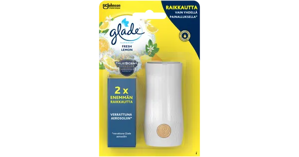 Glade One Touch Citrus õhuvärskendaja komplekt (hoidja + täide)