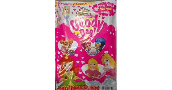 Glitter princess goody bag
