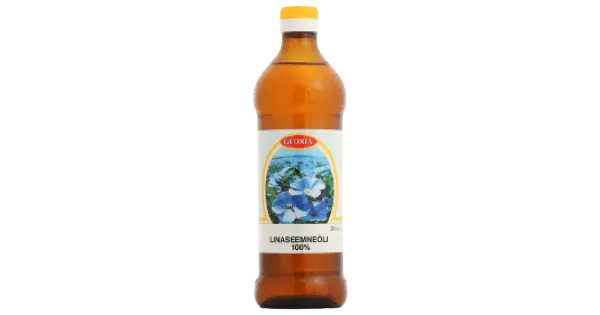 Gloria linaseemneõli rafineerimata 500 ml