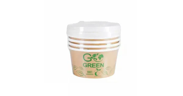 Go Green biolagunevad toidukarbid 350ml, 5tk