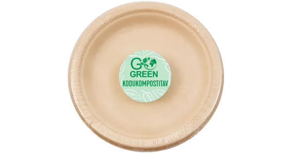Go Green suhkruroost taldrikud 15cm 10tk