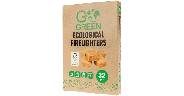 Go Green süütekuubikud 32 tk