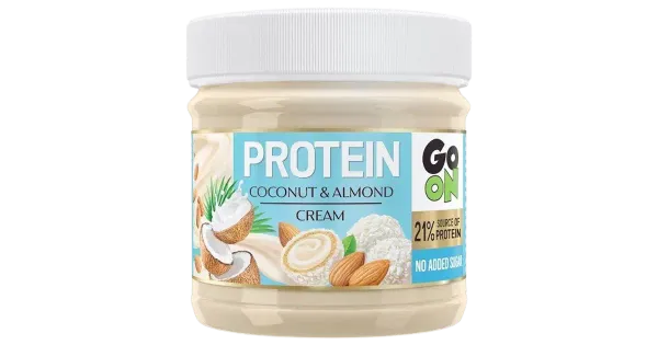 GO ON PROTEIN kreem kookose ja röstitud mandlitega, ilma lisatud suhkruta 180g