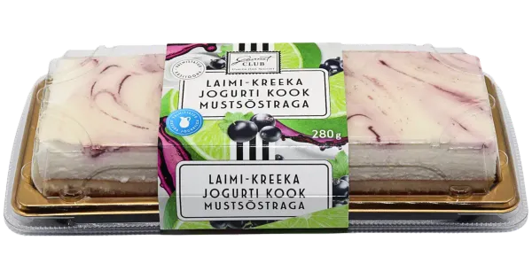 Gourmet Club Laimi Kreeka Jogurti Kook Mustasõstraga 280 g