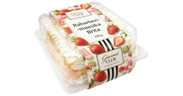 Gourmet Club Rabarberi-Maasika Brita 330 g