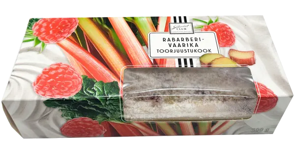 Gourmet Club Rabarberi-Vaarika Toorjuustukook 500 G