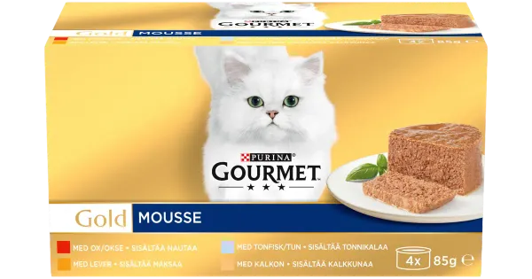 Gourmet Gold kassikonserv pasteet 4pakk 4*85g