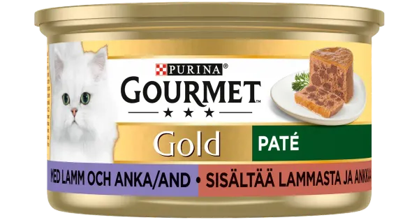 Gourmet täissööt kassidele lamba- ja pardilihaga 85 g