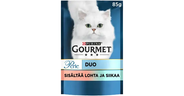 Gourmet täissööt kassidele lõhe ja valge kalaga 85 g