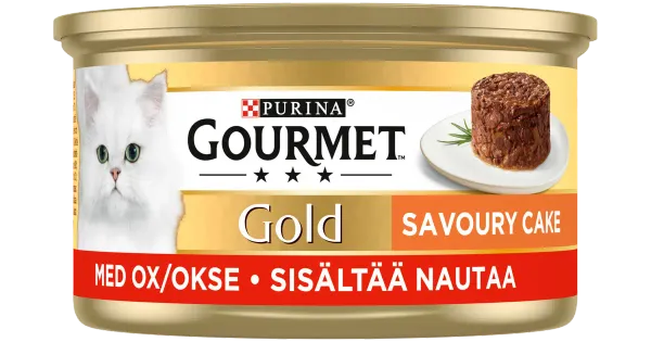 Gourmet täissööt kassidele loomaliha ja tomatiga 85g