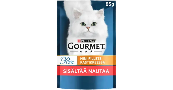 Gourmet täissööt kassidele veiselihaga 85 g