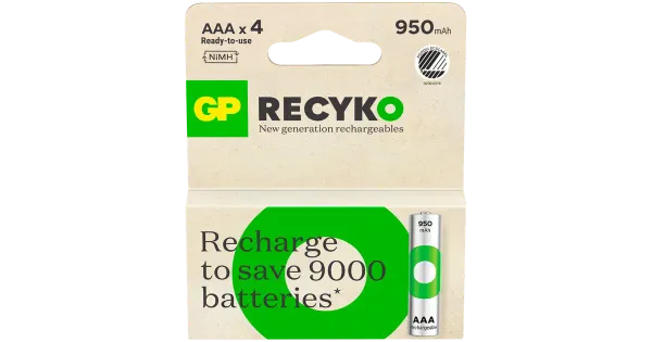 GP laetavad patareid nimh aaa 950mah 4tk