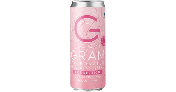GRAM® funktsionaalne jook rabarber, karboniseeritud 330 ml