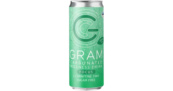 GRAM® funktsionaalne jook roheline tee, karboniseeritud 330 ml