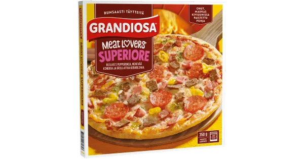 Grandiosa Meat Lovers Superiore Kiviahjupitsa 350 g