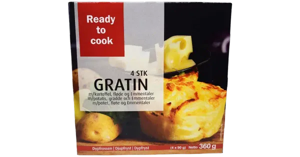 Gratin Kartuligratään Koore ja Emmentaliga 360 g