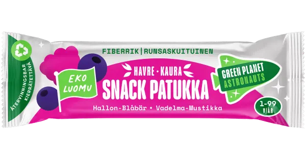 Green Planet Astronauts Luomu mustsõstra kaerasnäkid 25g 12k+