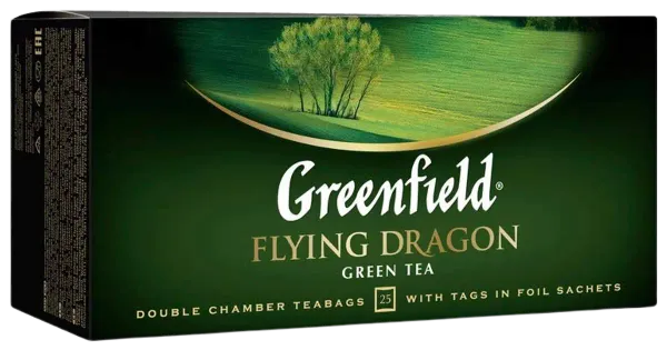 GREENFIELD Flying Dragon roheline tee 2g*25