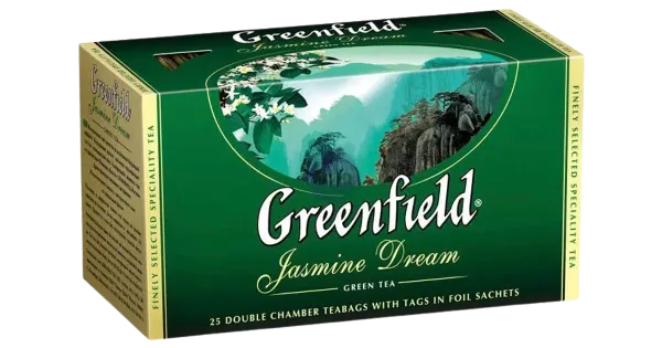 GREENFIELD Jasmine Dream roheline tee 2g*25