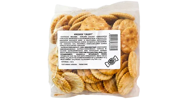 Grona pakitud kreeker crispy 150g