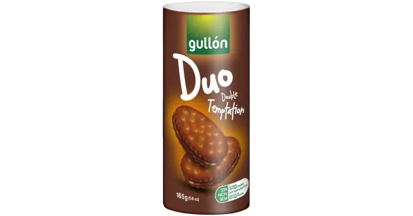 Gullon duo šokolaadiküpsis šokolaaditäidisega 165g