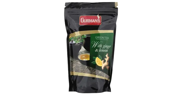 Gurmans roheline purutee ingveri ja sidruniga 100 g