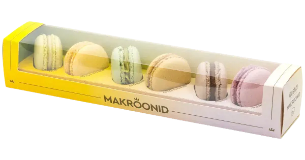 Gustav Makroonid 6tk karbis 100 g